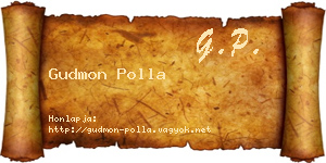 Gudmon Polla névjegykártya
